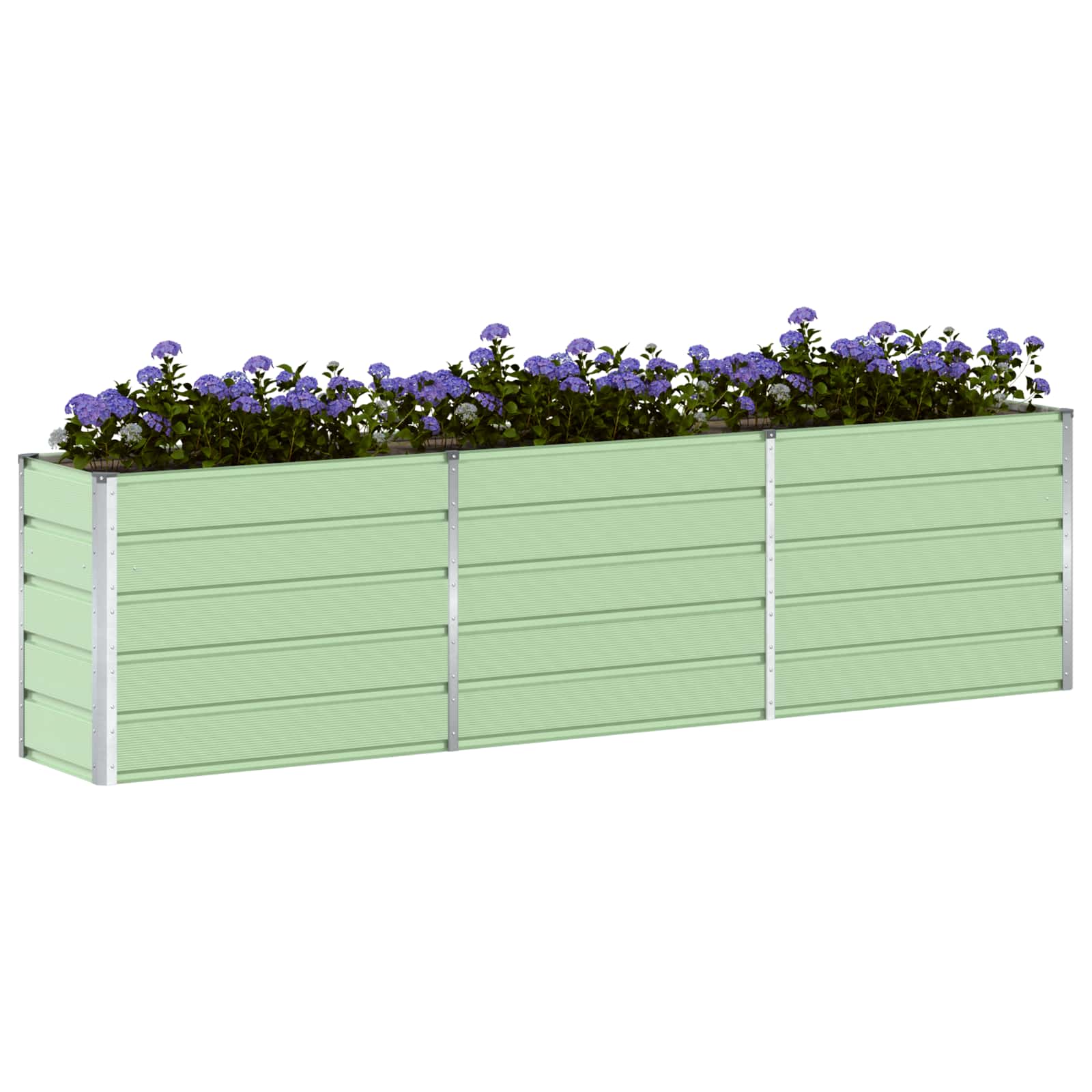 Plantekasse Pastel Grøn 290 x 90 x 77 cm Galvaniseret stål