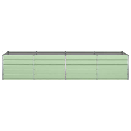 Plantekasse Pastel Grøn 385 x 100 x 75 cm Galvaniseret stål