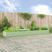 Plantekasse Pastel Grøn 480 x 100 x 45 cm Galvaniseret stål