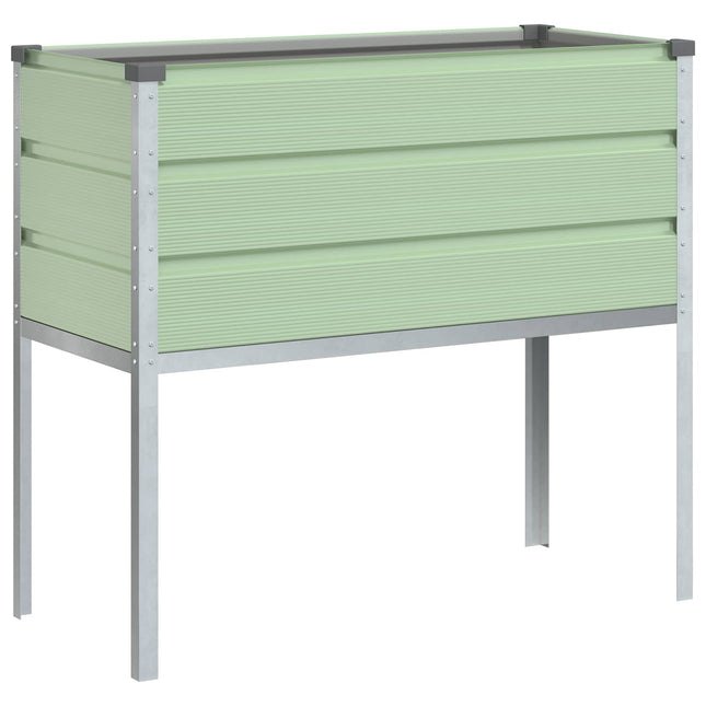 Plantekasse Pastelgrøn 100 x 45 x 90 cm Galvaniseret stål