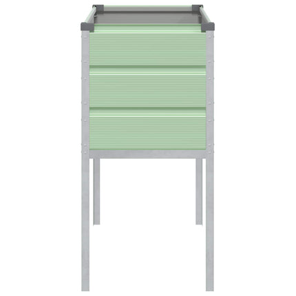 Plantekasse Pastelgrøn 100 x 45 x 90 cm Galvaniseret stål