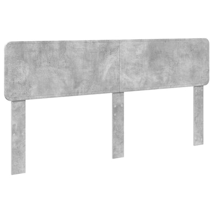 Opbevaringsseng Beton Grå 180 x 200 cm Konstrueret træ