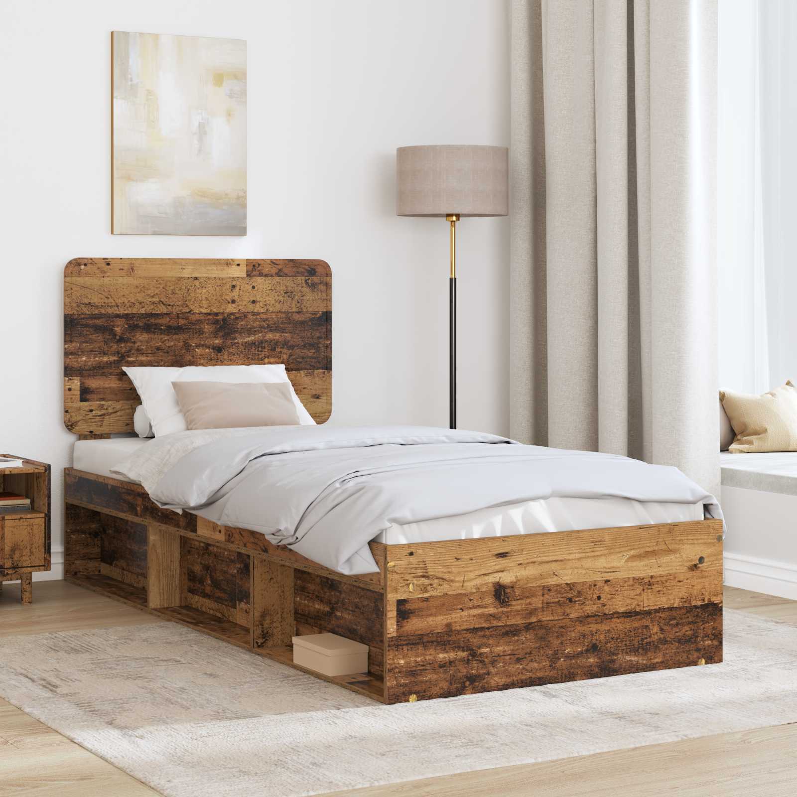 Sengestel Gammelt træ 90 x 200 cm Massiv fyrretræ