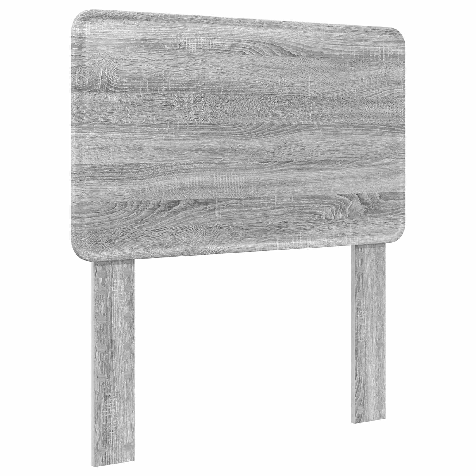 Sengestel med hovedgærde Grå Sonoma 75 x 190 cm Massiv fyrretræ