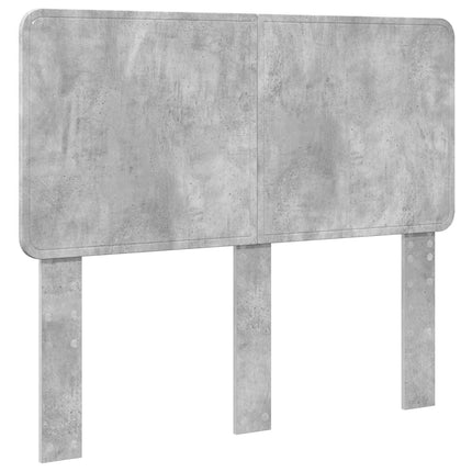 Opbevaringsseng Beton Grå 135 x 190 cm Konstrueret træ