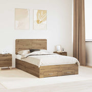 Sengestel Artisan Egetræ 120 x 190 cm Konstrueret træ