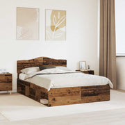 Sengestel Gammelt træ 150 x 200 cm Massiv fyrretræ