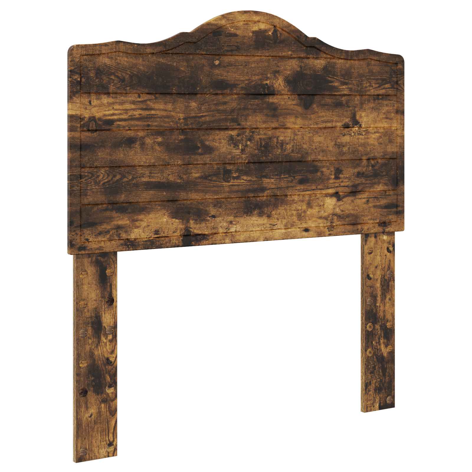 Sengestel med hovedgærde Røget eg 90 x 200 cm Konstrueret træ