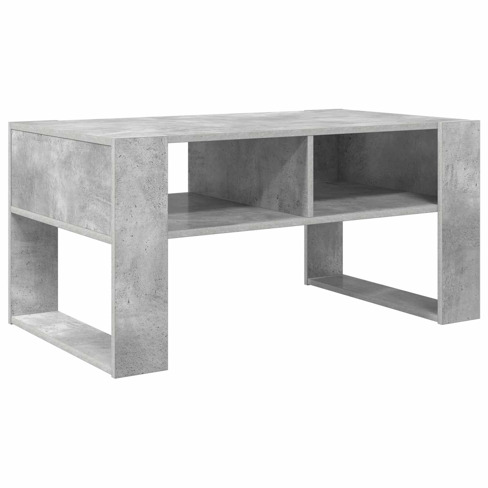 Sofabord Beton Grå 92 x 53 x 45 cm Konstrueret træ