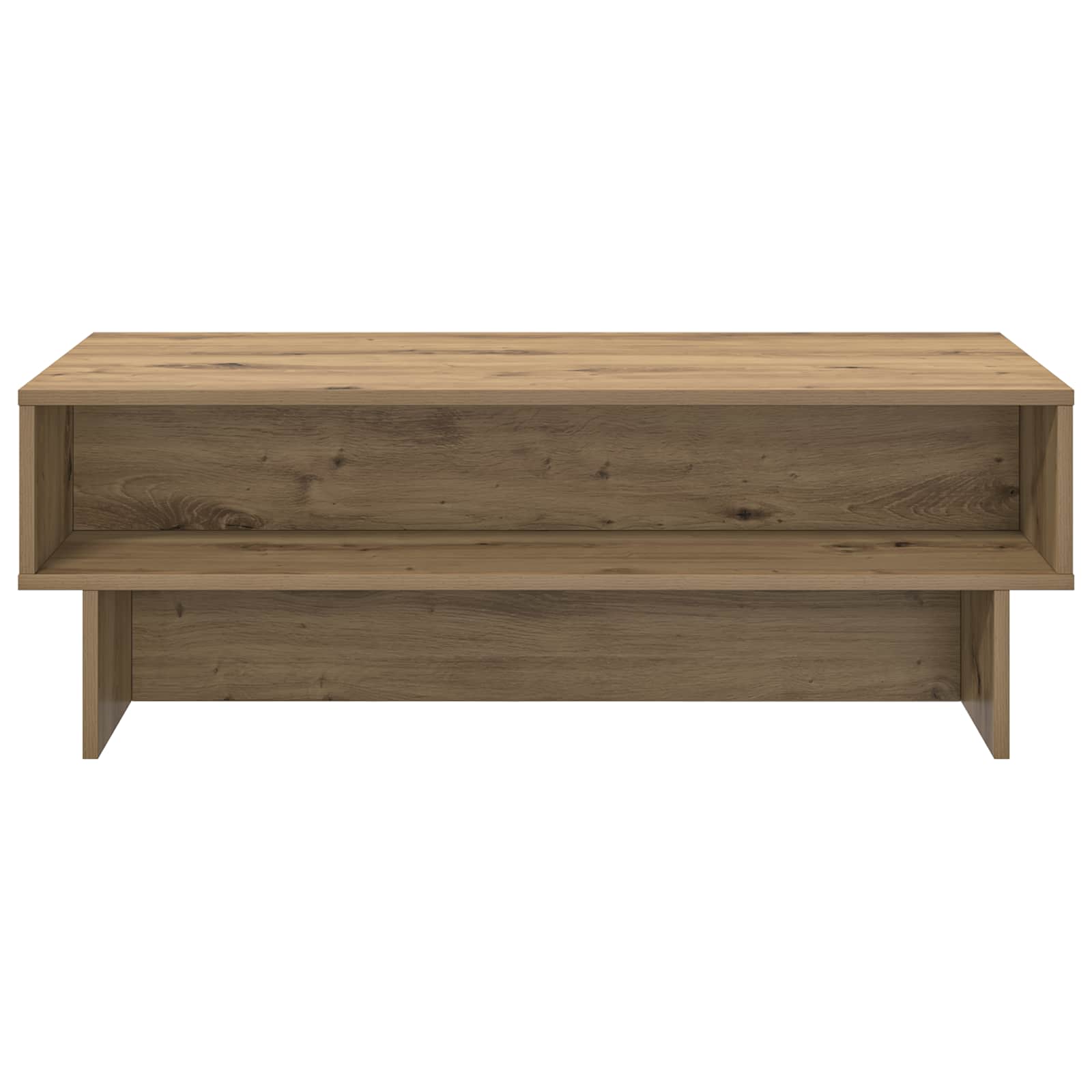 Sofabord Artisan Egetræ 100 x 46 x 35 cm Konstrueret træ