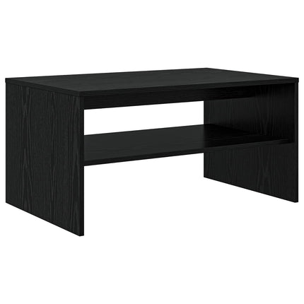 Sofabord Sort eg 80 x 50 x 40 cm Konstrueret træ