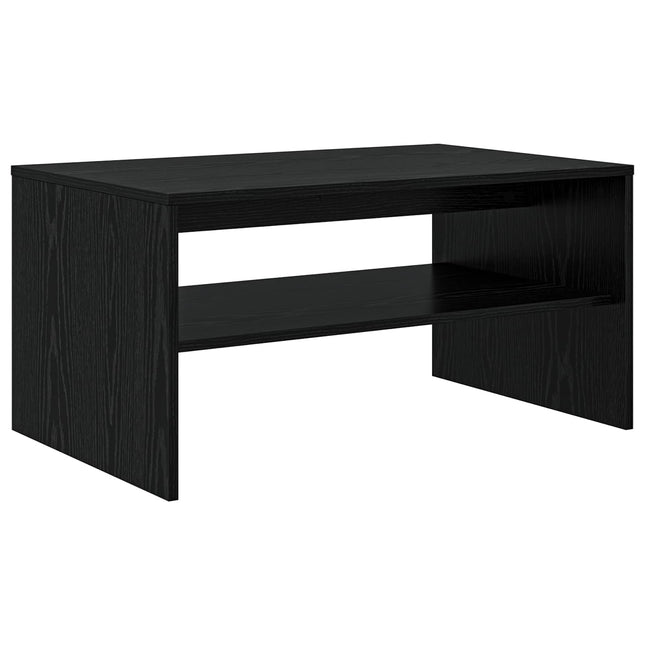 Sofabord Sort eg 80 x 50 x 40 cm Konstrueret træ