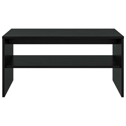 Sofabord Sort eg 80 x 50 x 40 cm Konstrueret træ