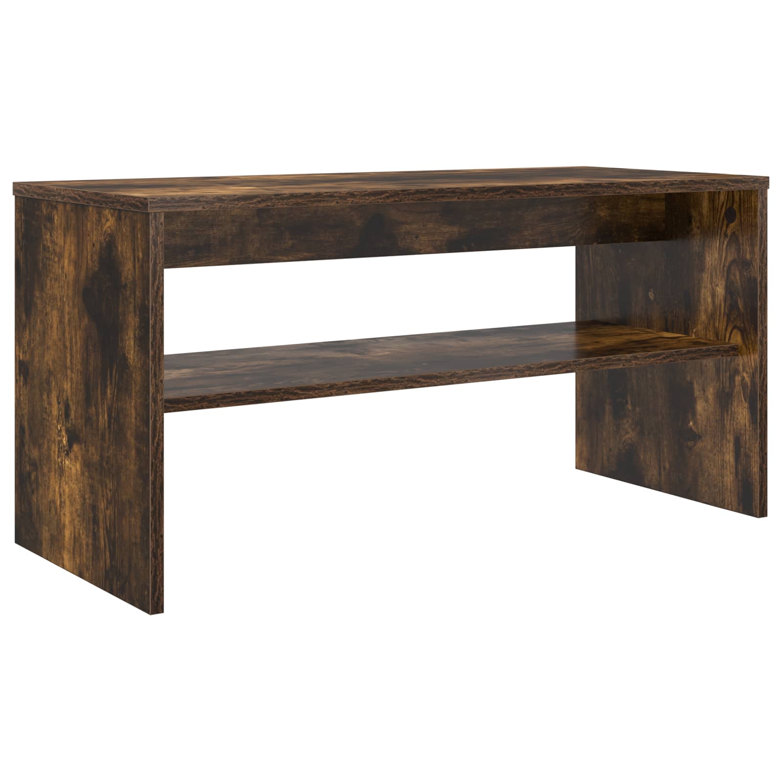 TV-skab Røget eg 80 x 35 x 40 cm Konstrueret træ