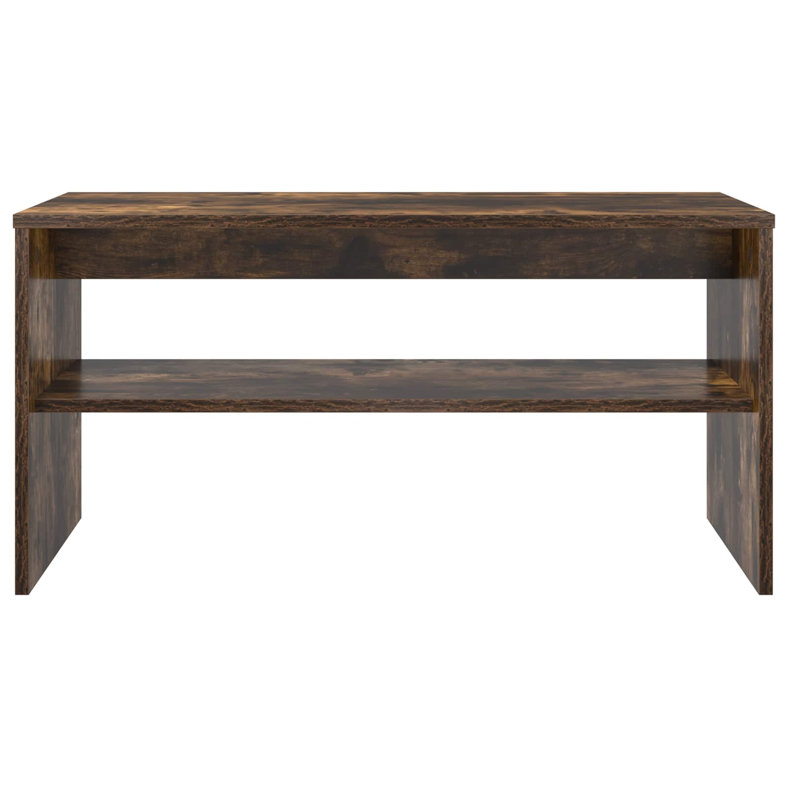 TV-skab Røget eg 80 x 35 x 40 cm Konstrueret træ