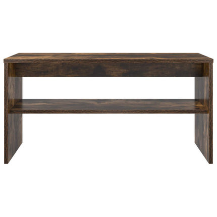 TV-skab 80 x 35 x 40 cm Røget eg Konstrueret træ
