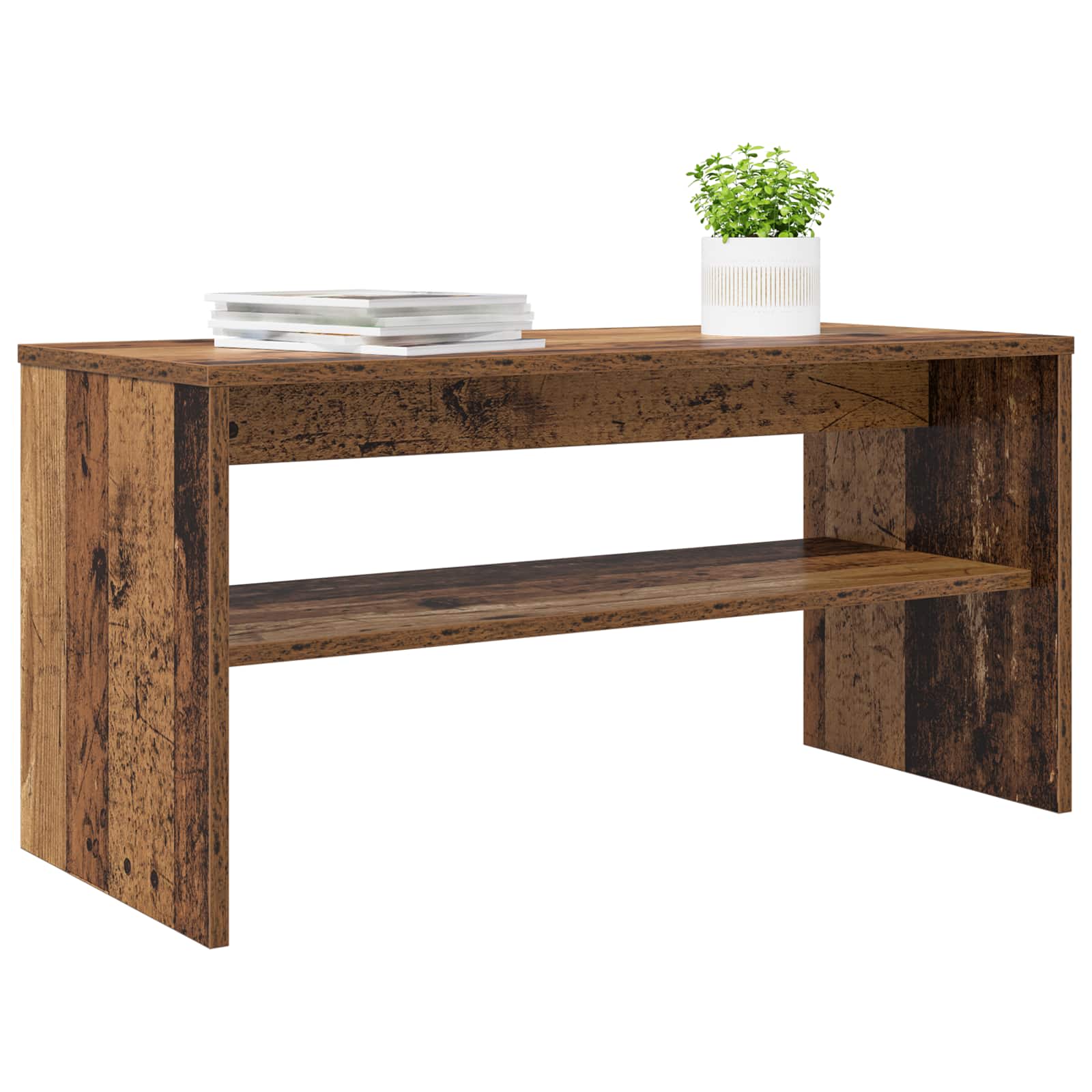 TV-skab Gammelt træ 80 x 35 x 40 cm Konstrueret træ