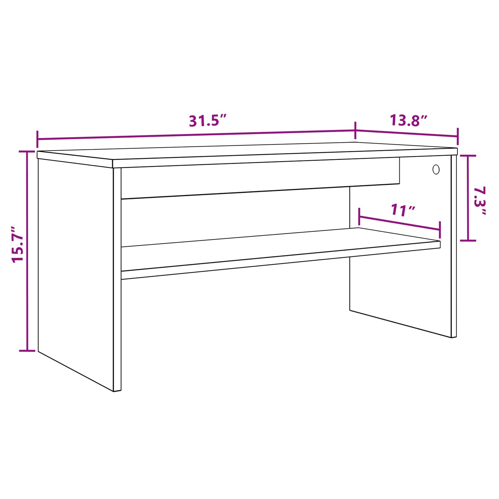 TV-skab Gammelt træ 80 x 35 x 40 cm Konstrueret træ