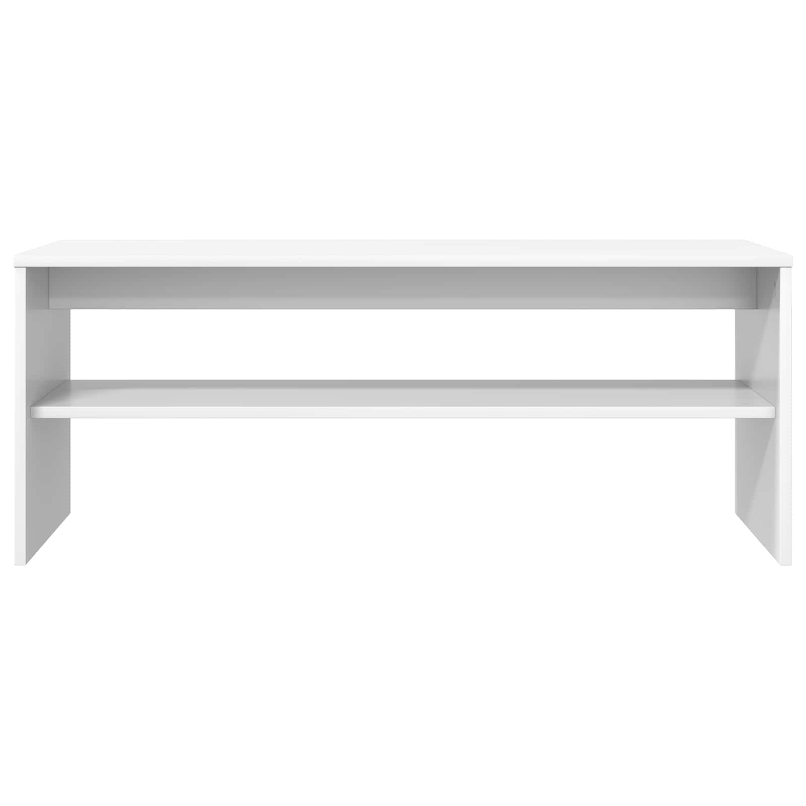 TV-skab Hvid 100 x 35 x 40 cm Konstrueret træ