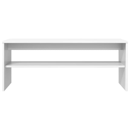 TV-skab 100 x 35 x 40 cm Hvid Konstrueret træ