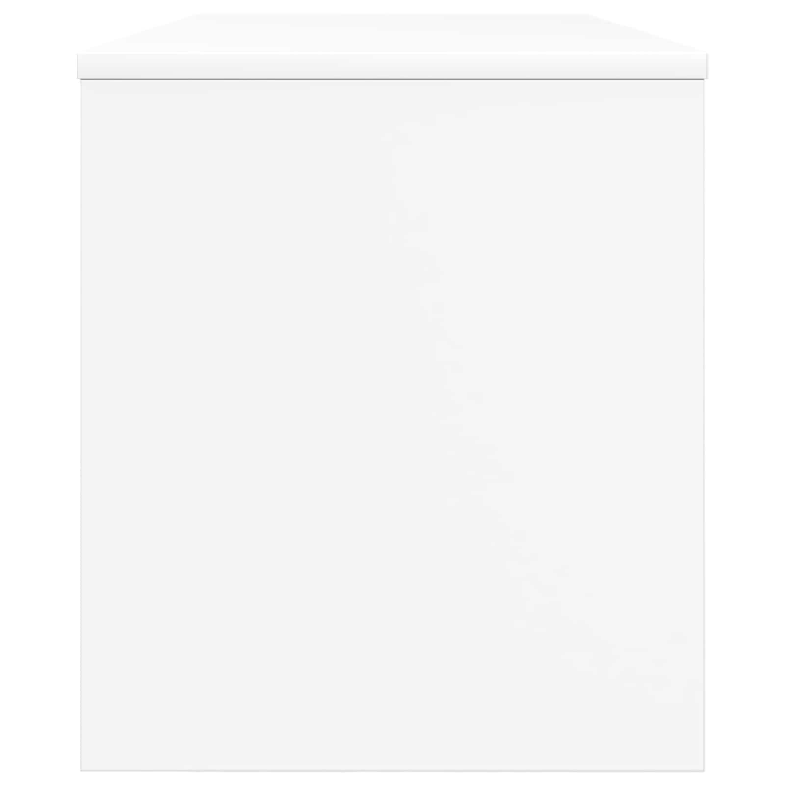 TV-skab Hvid 100 x 35 x 40 cm Konstrueret træ