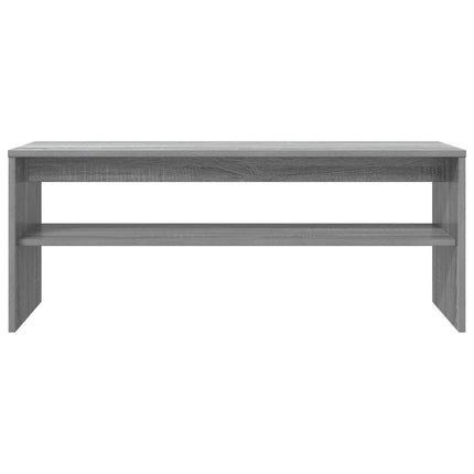 TV-skab 100 x 35 x 40 cm Grå Sonoma Konstrueret træ