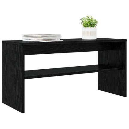 TV-skab 80 x 30 x 40 cm Sort eg Konstrueret træ