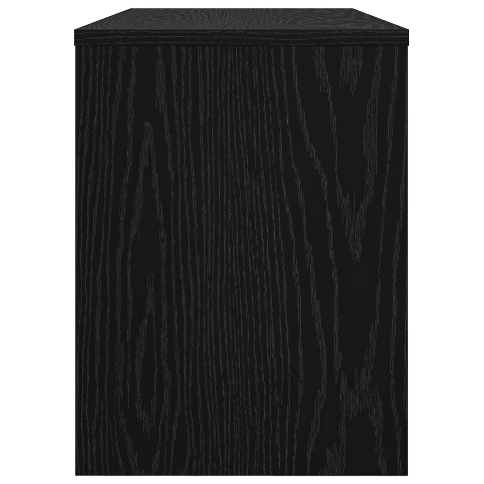 TV-skab Sort eg 80 x 30 x 40 cm Konstrueret træ