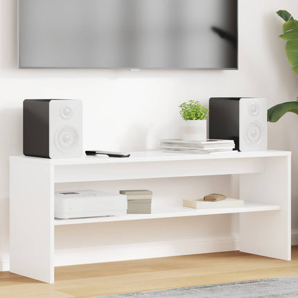 TV-skab 100 x 30 x 40 cm Hvid Konstrueret træ