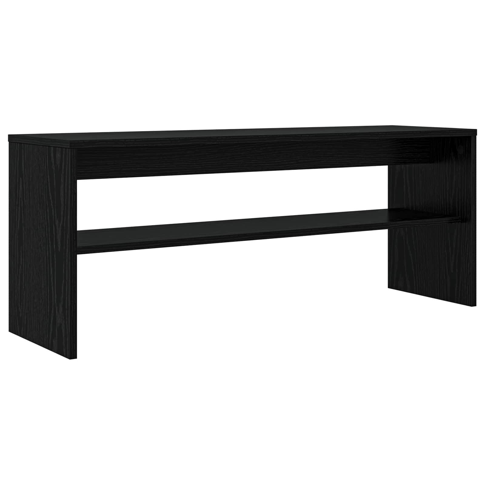 TV-skab Sort eg 100 x 30 x 40 cm Konstrueret træ