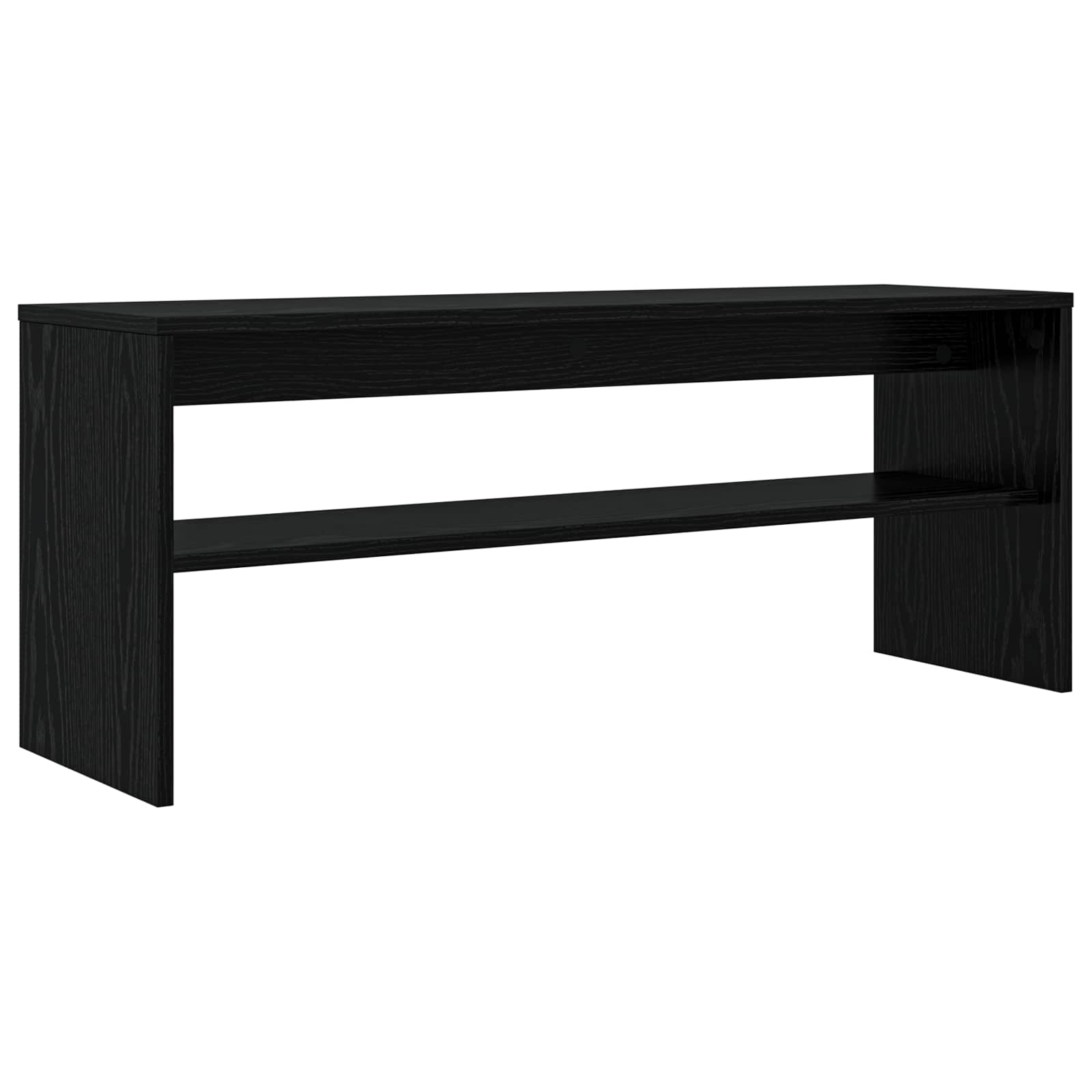 TV-skab Sort eg 100 x 30 x 40 cm Konstrueret træ