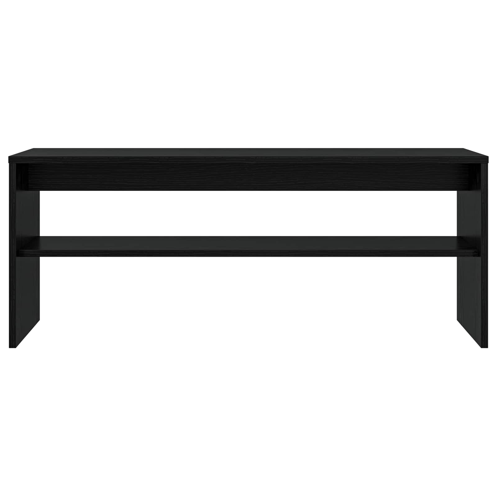 TV-skab Sort eg 100 x 30 x 40 cm Konstrueret træ