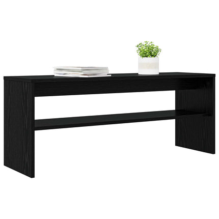 TV-skab 100 x 30 x 40 cm Sort eg Konstrueret træ