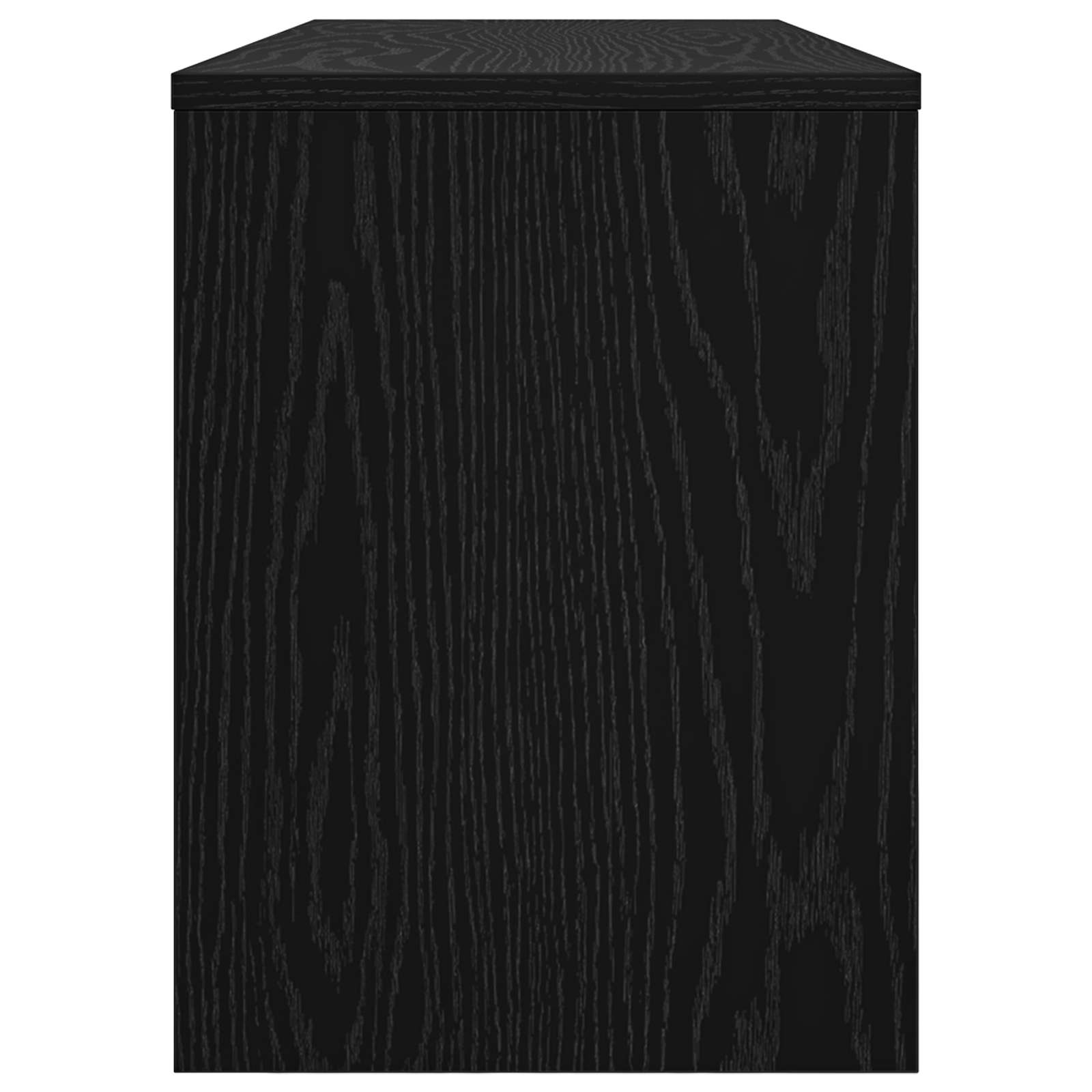 TV-skab Sort eg 100 x 30 x 40 cm Konstrueret træ