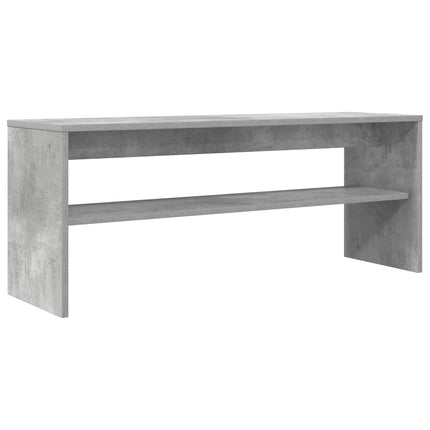 TV-skab 100 x 30 x 40 cm Beton Grå Konstrueret træ