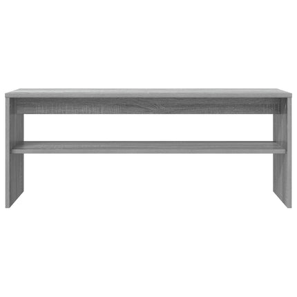 TV-skab 100 x 30 x 40 cm Grå Sonoma Konstrueret træ