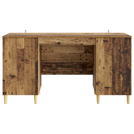 Bord med hylde Gammelt træ 142,5 x 50 x 75 cm Konstrueret træ