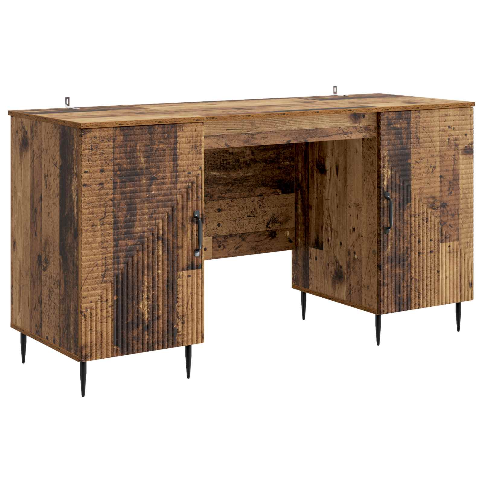 Bord med hylde Gammelt træ 142,5 x 50 x 75 cm Konstrueret træ