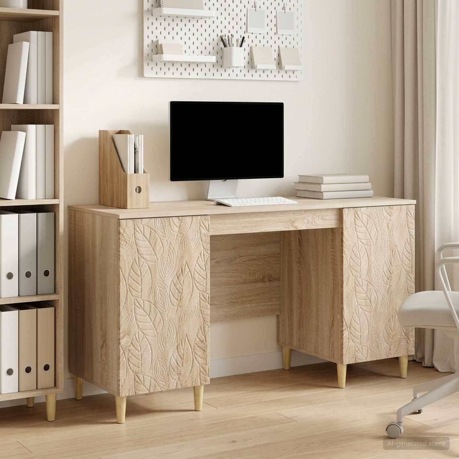 Bord Sonoma-eg 142,5 x 50 x 75 cm Konstrueret tr