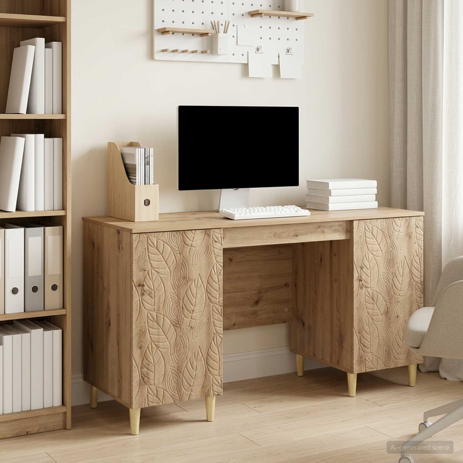 Bord Artisan-eg 142,5 x 50 x 75 cm Konstrueret tr