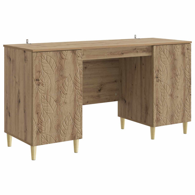 Bord Artisan-eg Konstrueret træ 142,5 x 50 x 75 cm