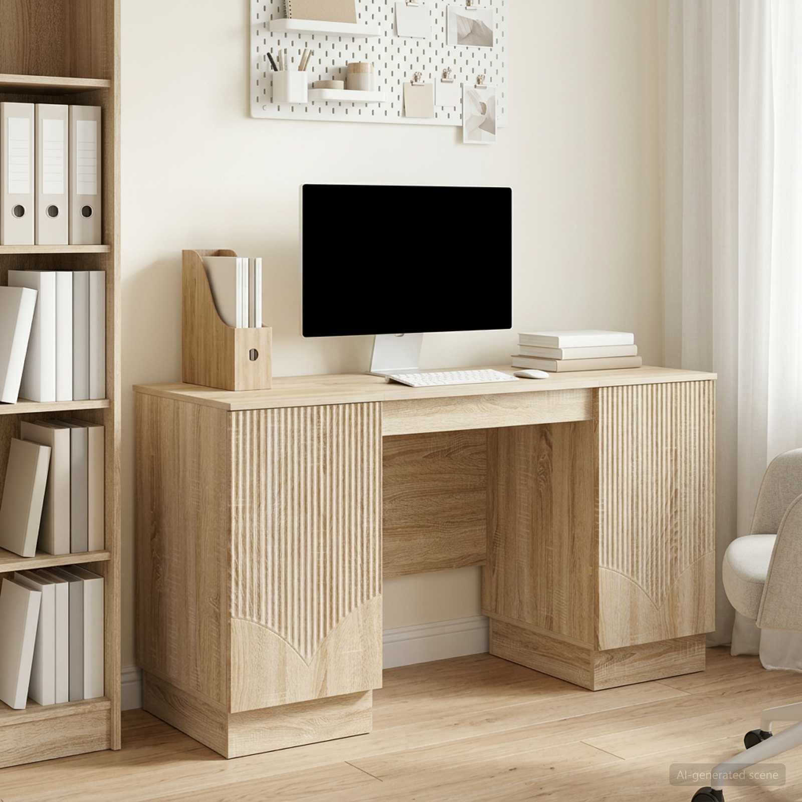 Bord Sonoma-eg 142,5 x 50 x 75 cm Konstrueret tr