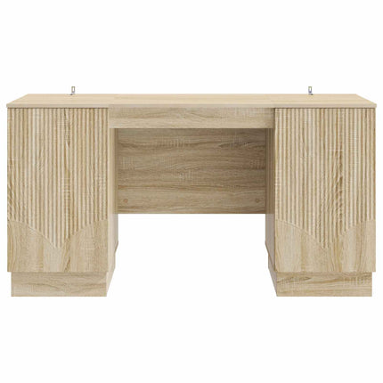 Bord Sonoma-eg 142,5 x 50 x 75 cm Konstrueret træ