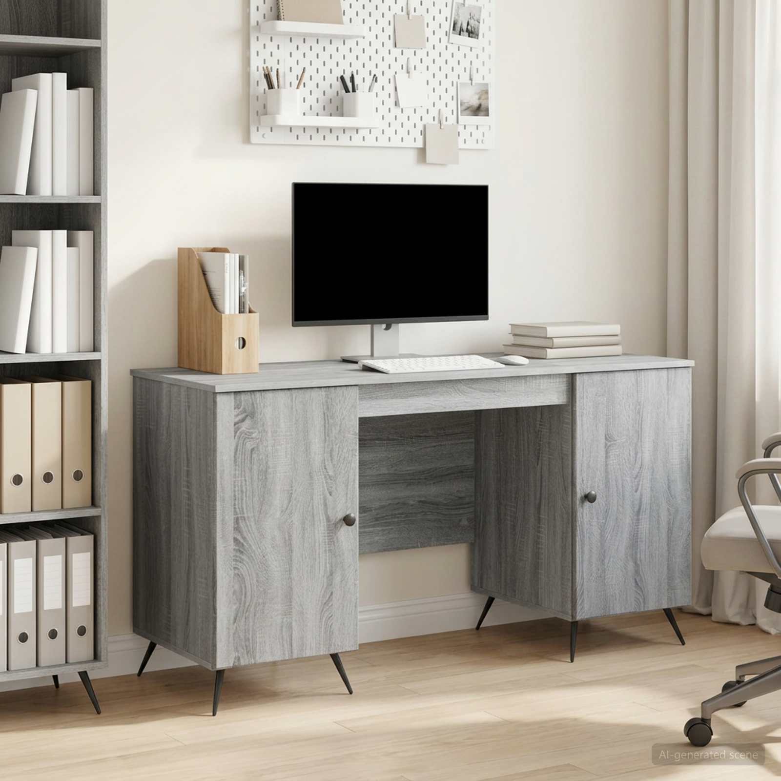 Bord Gr sonoma-eg 142,5 x 50 x 75 cm Konstrueret tr