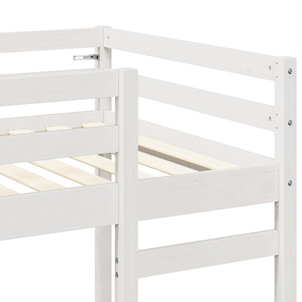 Hemsengramme Hvid 90 x 190 cm Massiv fyrretræ