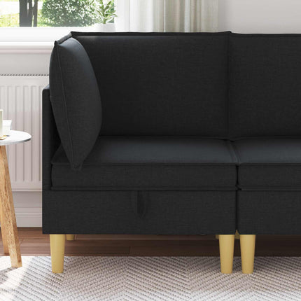 Sofa med opbevaring Stof