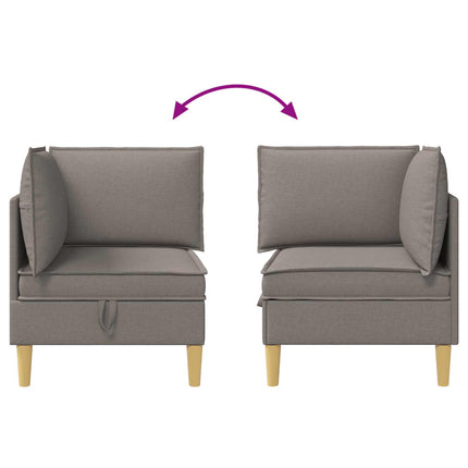 Sofa med opbevaring Stof