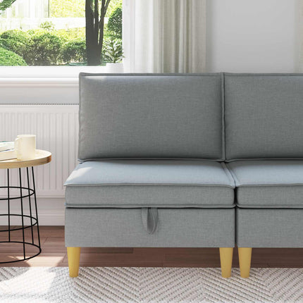 Sofa med opbevaring Stof