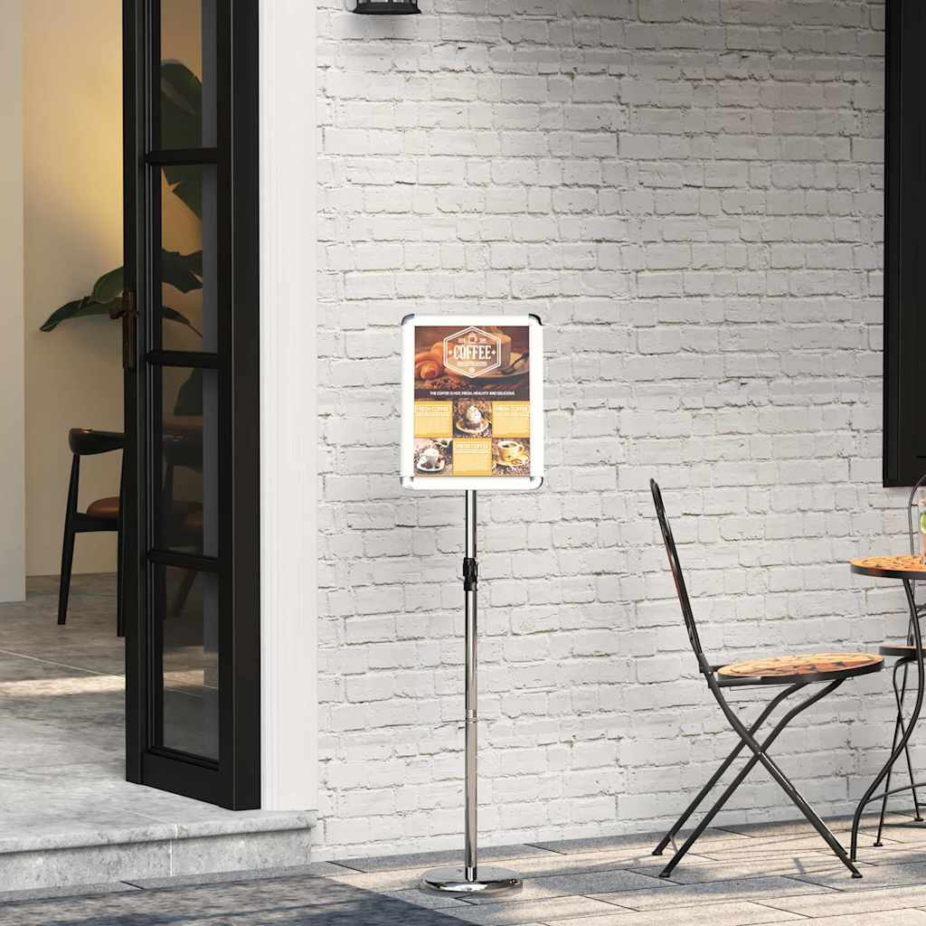 Messeskærme Sølv 30 x 25 x 128 cm Aluminium