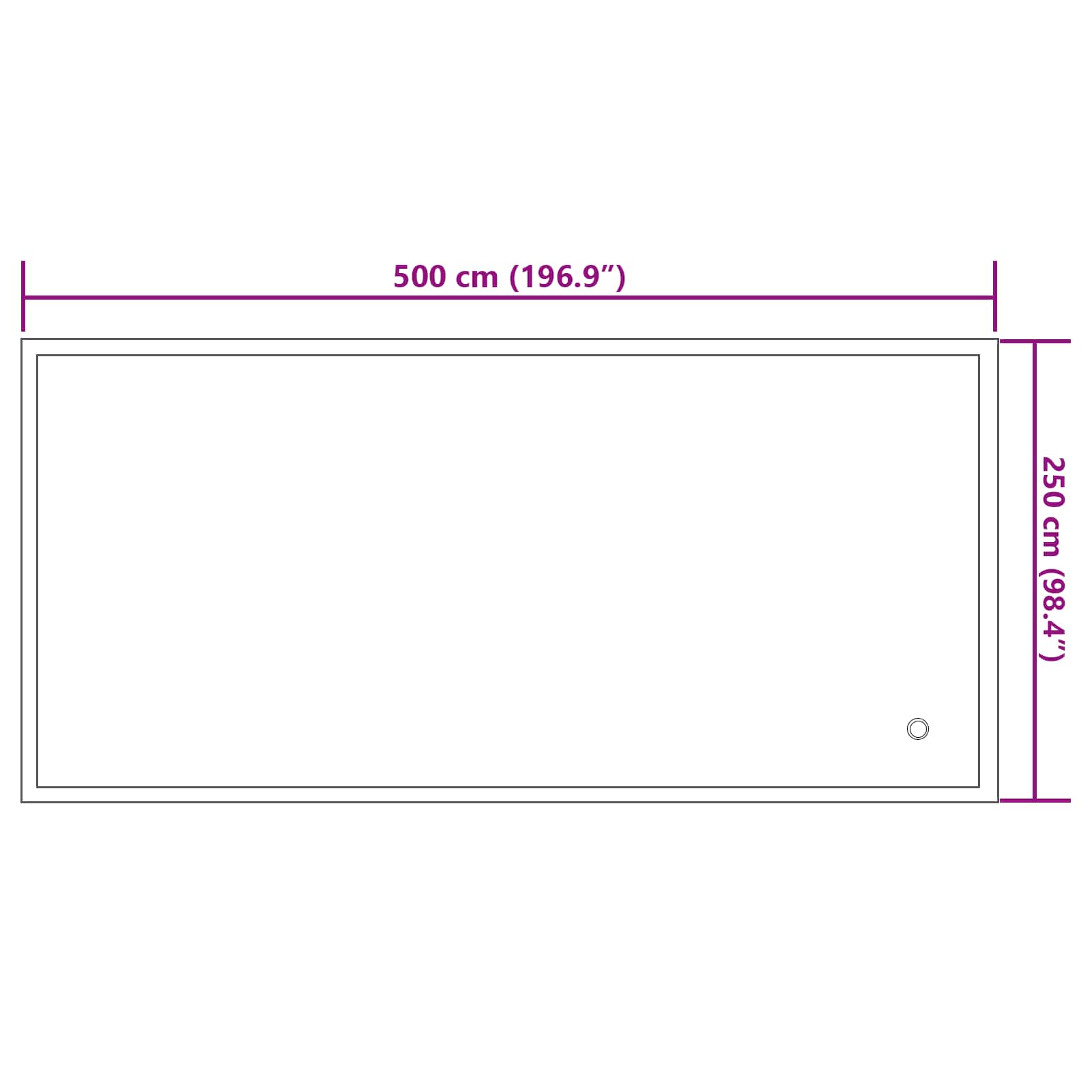 Vinter pool pude Blå 460 x 230 x 160 cm PVC